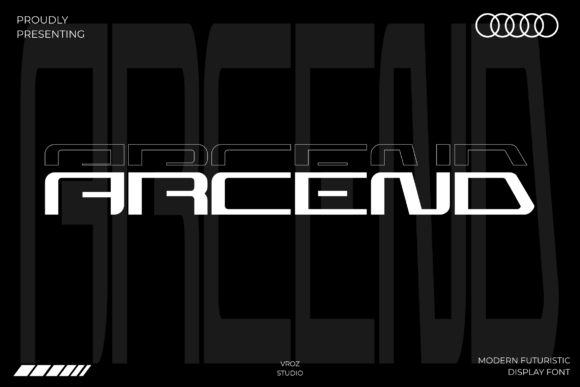 Arcend: The Futuristic Font for Modern Design
