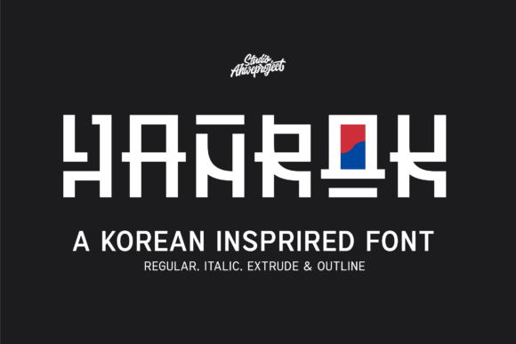 Hanrok: A Bold Korean-Inspired Font for Modern Design