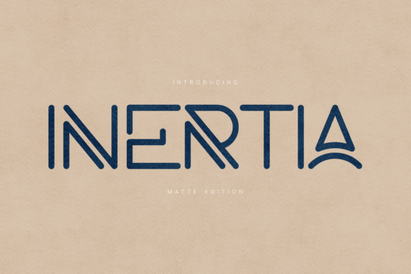 Inertia Matte Edition: Precision Typography for Modern Branding