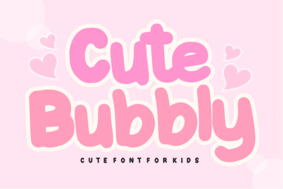Pop Your Designs with Cute Bubbly Font