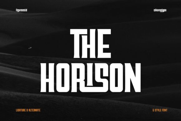 The Horison: Bold Typography for Modern Design